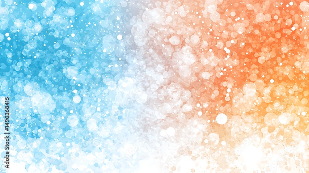 Poster dynamic colorful bokeh background abstract design digital art vibrant environment creative concept