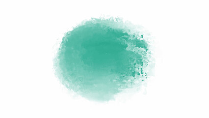 Green watercolor background with copyspace for your design. vector.