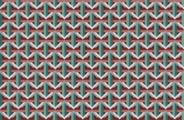 Mexican indian design with tribal ethnic themes on a geometric seamless background Beautiful textile print with native American tribal elements in an ethnic traditional style. Folk fashion from Mexico