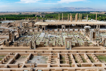 Obraz premium Architectural of Persepolis – Ancient Persian Masterpiece