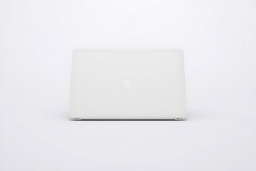 White Laptop Mockup Minimalist Design