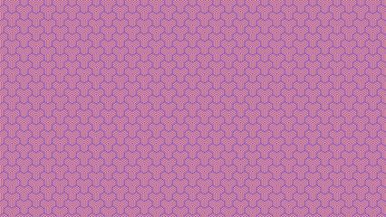 Seamless Abstract geometric hexa pink lines pattern 