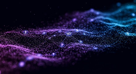 Abstract data network visualization