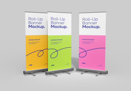 Roll-Up Banner Mockup