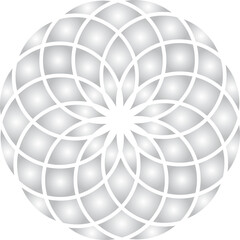 Circle diagram overlapping for banners, placards, posters, flyers