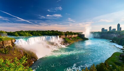 niagara falls with american and horseshoe falls