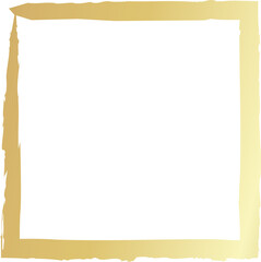 Grunge golden frame. Luxury design