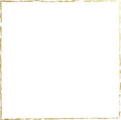 Grunge golden frame. Luxury design