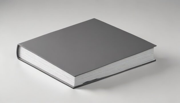 Blank book cover mockup, isolated on white  Perfect for publishing design presentations ,  branding,  white background,  book design