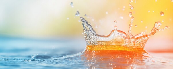 Dynamic water splash macro shot liquid motion surface texture
