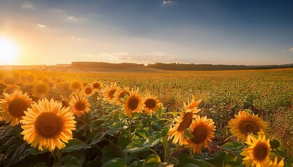 Obraz premium sunflower in the field