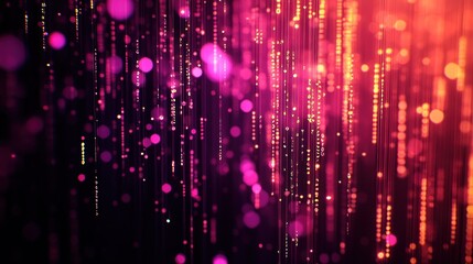 Obraz premium Abstract Pink and Orange Light Trails Background