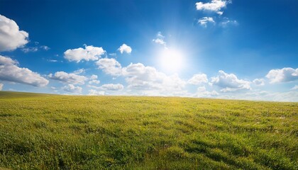 Obraz premium blue sky with sun