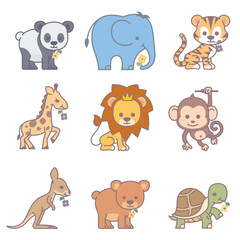 Baby jungle animals