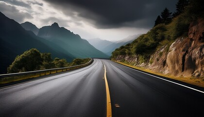 Naklejka premium asphalt road