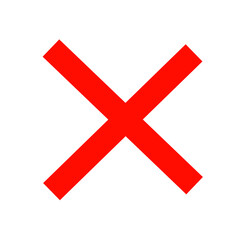 red cross mark
