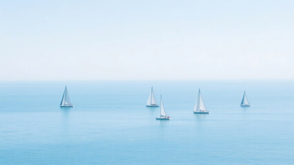 Fototapeta premium sailboat in the sea