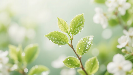 green leaves of the sun