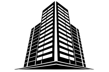 Modern City High Rise with Multiple Floors