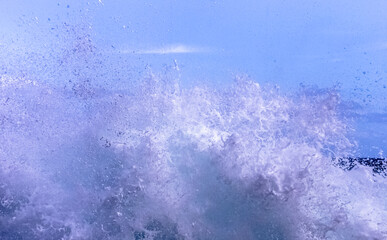 Éclaboussures de mer