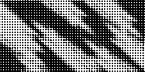 Grunge halftone gradient background. Faded grit noise texture. White and black sand wallpaper. Retro pixelated backdrop. Anime or manga style comic overlay. eps 10