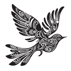 Obraz premium Bird logo and silhouette design