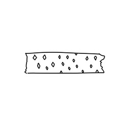 hand drawn washi tape