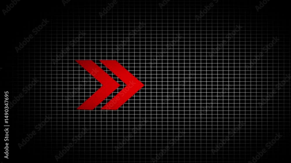 Poster arrow icon sign in a background directional animation arrow icon, colorful arrow icon concept. arrow