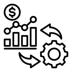Conversion rate single icon