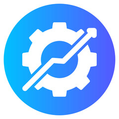 optimization gradient icon