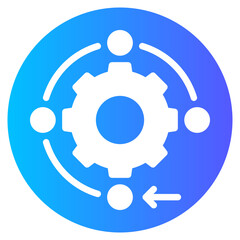 workflow gradient icon