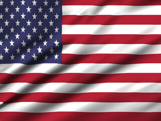 Fototapeta premium USA waving flag background