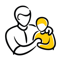 Celebrate the special bond between fathers and children with this heartwarming Happy Father’s Day vector icon set. Featuring a variety of high-quality illustrations including dads with kids, gifts.