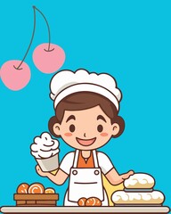 a female chef 
