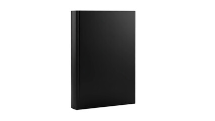 Fototapeta premium Glossy Black Notebook Isolated on transparent background