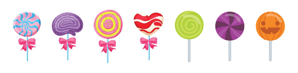 Color sweets candy icon. Candy vector design collection. Candy icon symbol. Vector illustration eps 10