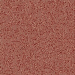 Fototapeta premium Traditional Mehndi-inspired pattern with swirling tracery motifs.