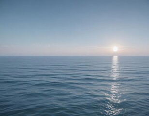 Obraz premium Subtle light blue gradient, calming ocean vibes, texture, background