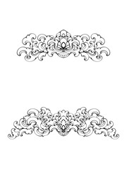 vintage floral frame