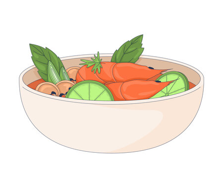 Seafood Soup clip art preview