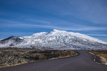 Snaefellsjokull Volcano in Iceland