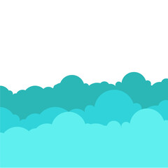 blue sky and clouds