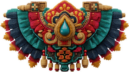 Ancient Artifact: A detailed depiction of a historically rich, decorative artifact.  Showcasing intricate details and symbolism of a bygone era.
