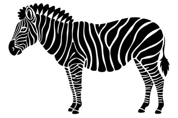 zebra silhouette
