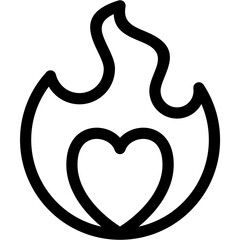 Passion Icon Vector Symbol Design Illustration