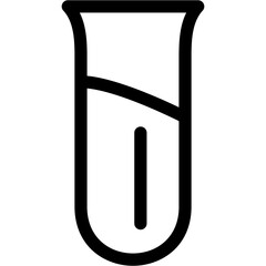Test Tube Icon Vector Symbol Design Illustration