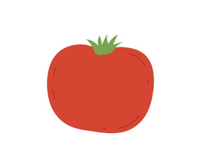 red tomato vector illustration