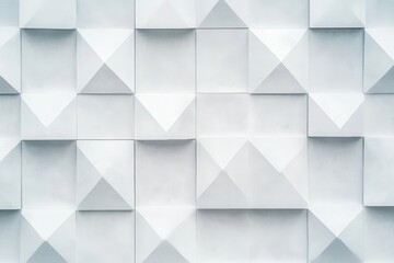 Abstract white geometric pattern background texture