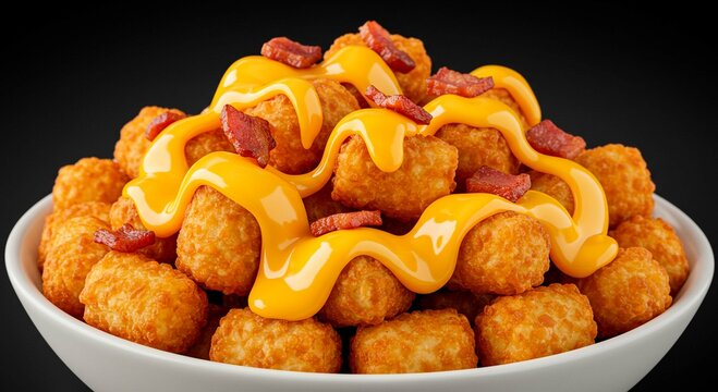 Abstract red network structure on a black background