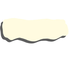 vector illustration of a black ribbon